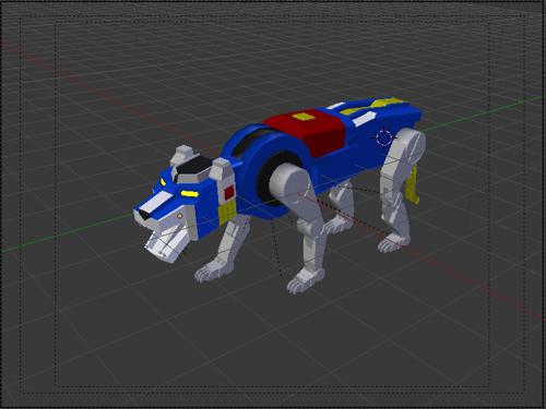 Voltron's Blue Lion preview image