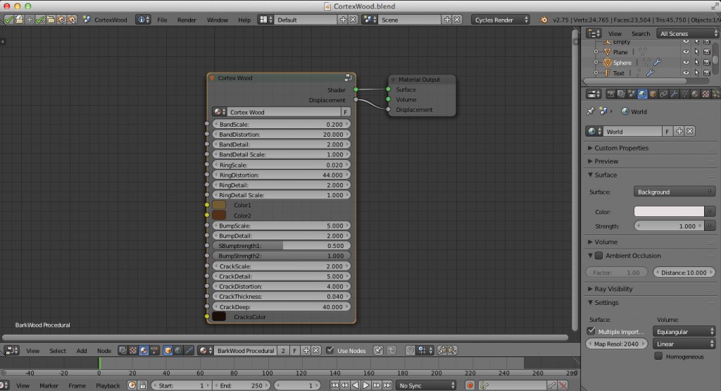 Cortex Wood Procedural Shader preview image 3