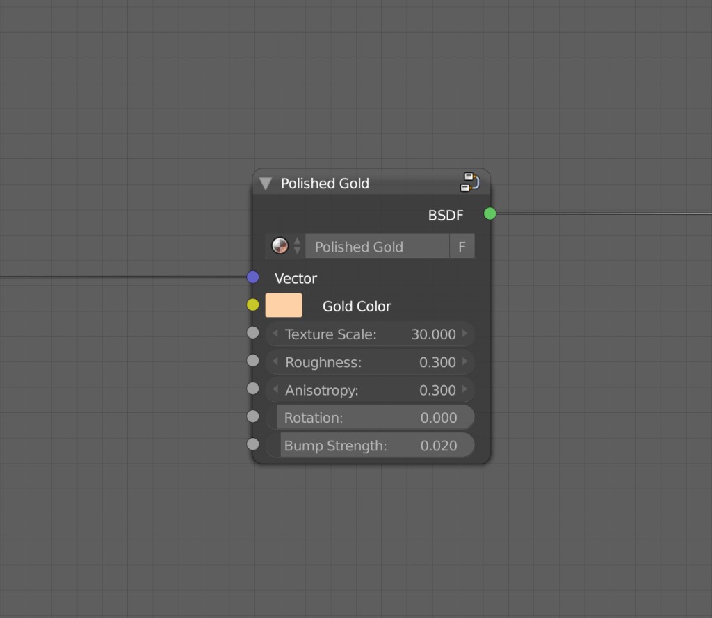 Blend Swap Polished Gold Shader