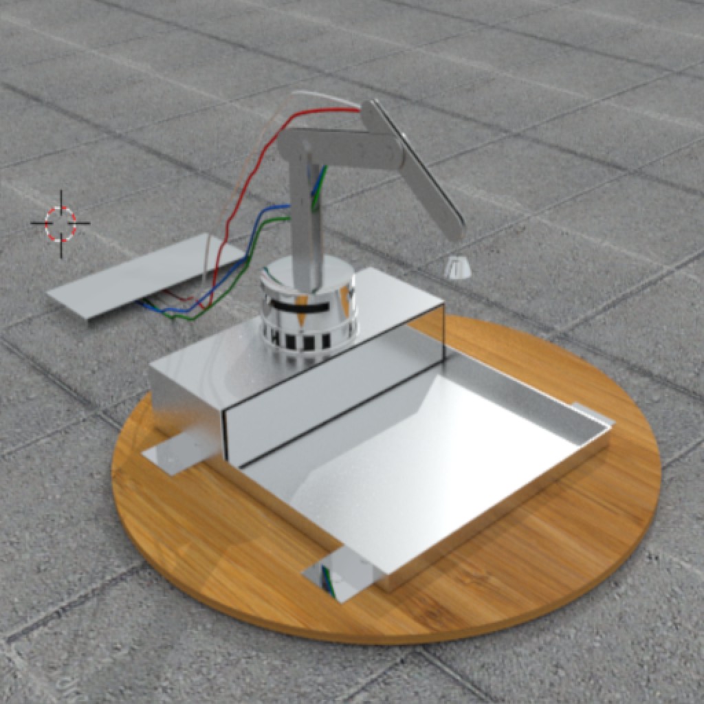 mechanical arm rigged preview image 1