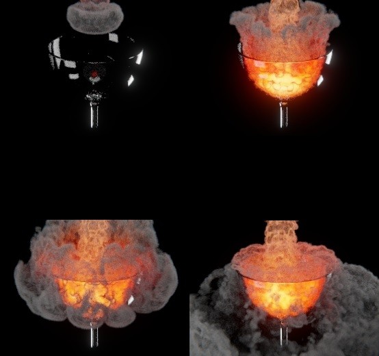 Blender 2.75 Advanced Cycles Smoke & Fire Shader + Test Scene preview image 1