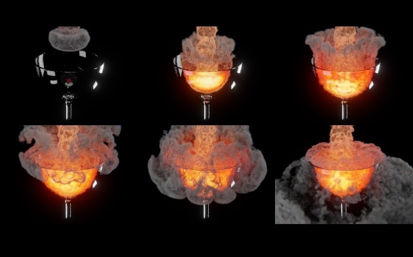 Blender 2.75 Advanced Cycles Smoke & Fire Shader + Test Scene preview image 2