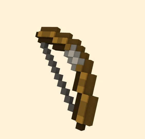 minecraft bow pixel art