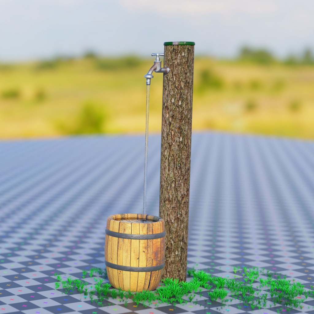 Dynamic Paint based Water simulation preview image 1