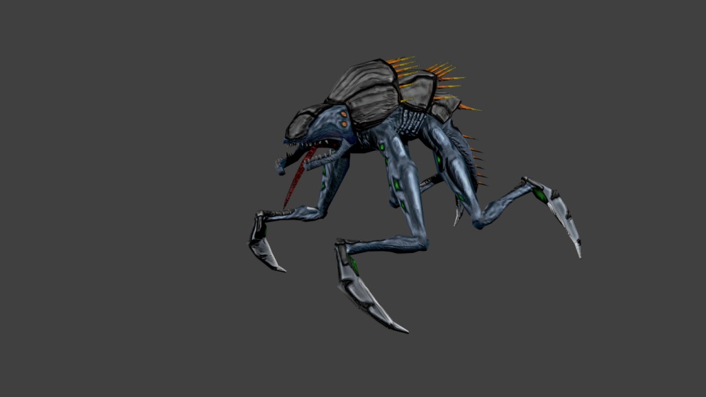 Roach, game-ready and animated preview image 1