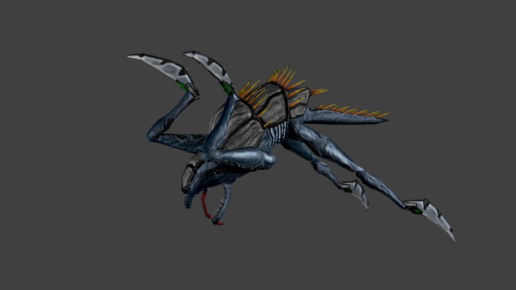 Roach, game-ready and animated preview image 3