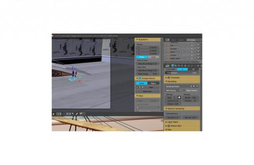 Yellow-blue theme preview image