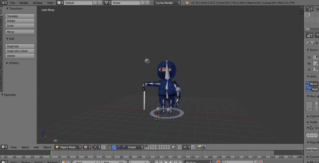 Ninja - Fully RIGGED -V1 preview image 1