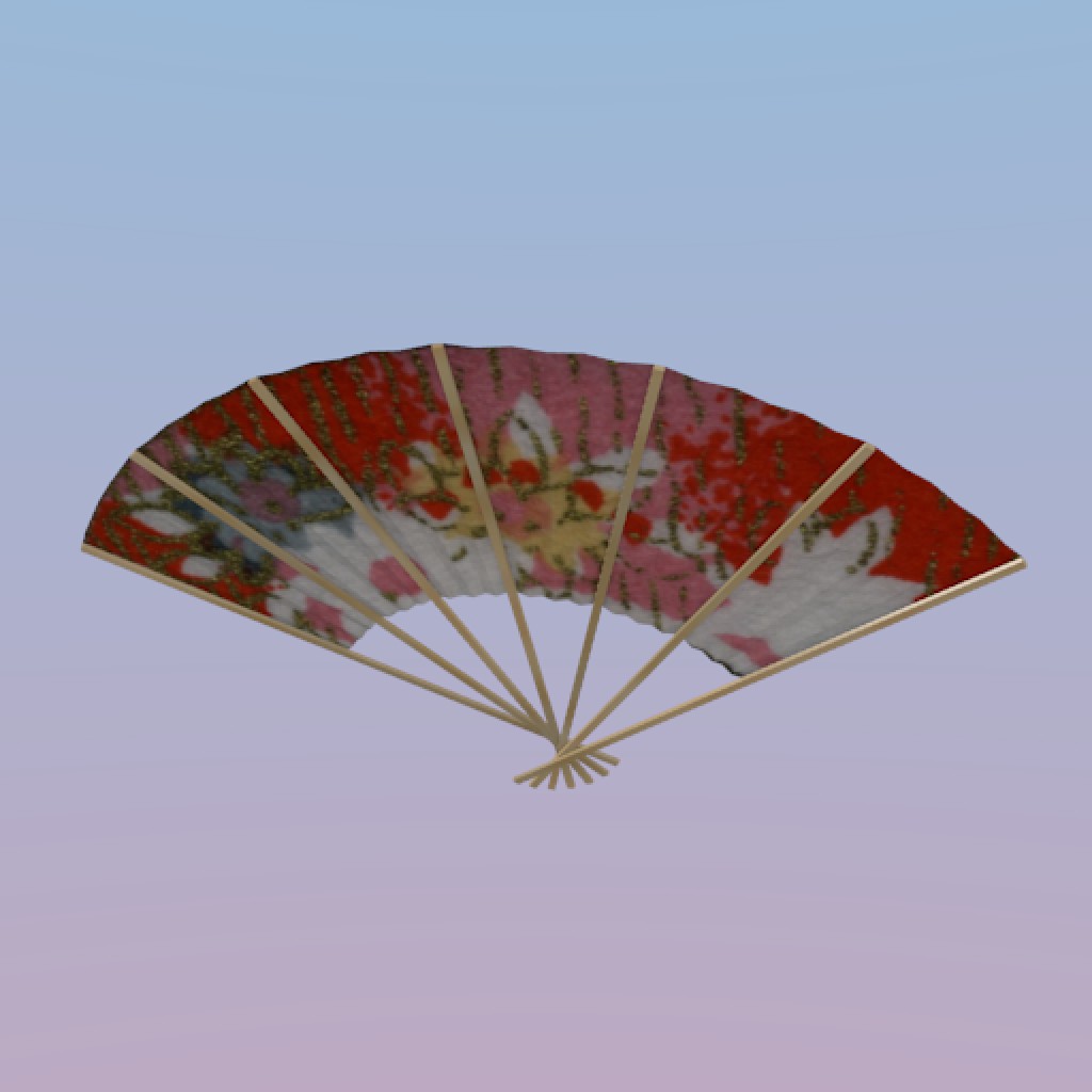 Simple Origami Paper Fan preview image 4