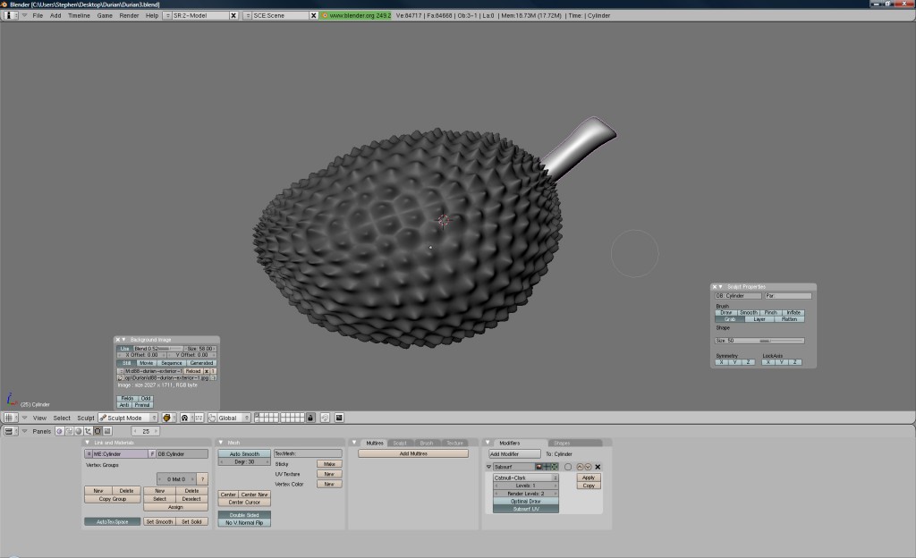 StephenBates Trash Durian.blend preview image 1