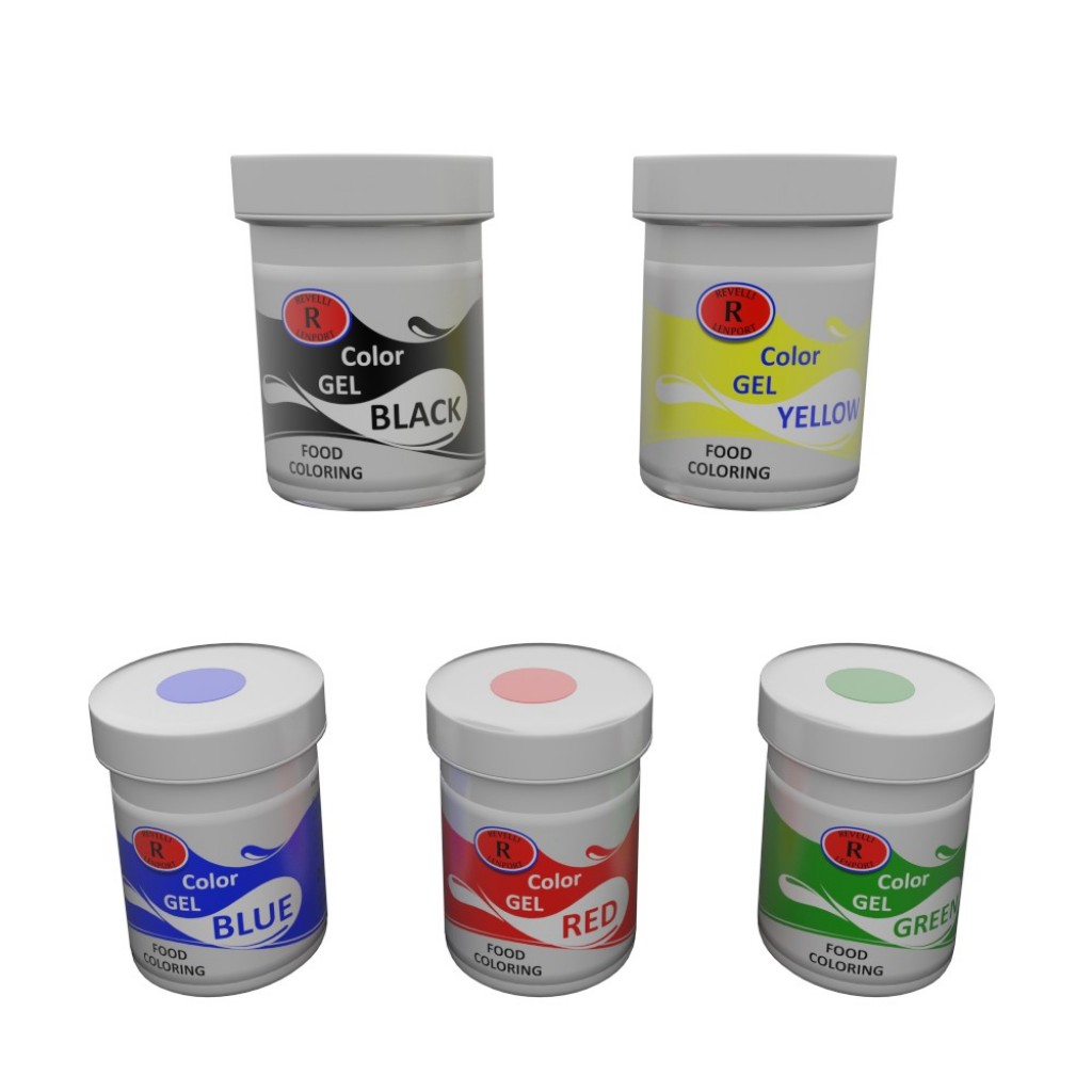 food coloring bottles preview image 1