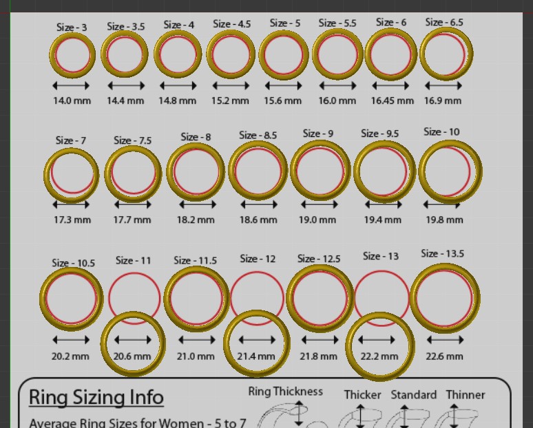 Ring Template for Shapeways preview image 1