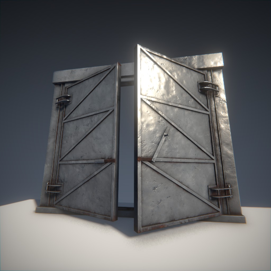 BGE - Large Metal Doors preview image 1
