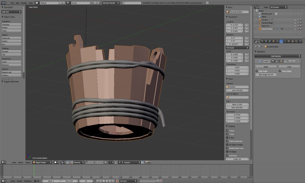 Melon SintelBedroom BucketBroken preview image 1