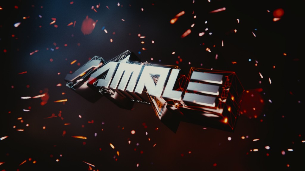 Wireframe-Particle Text preview image 1