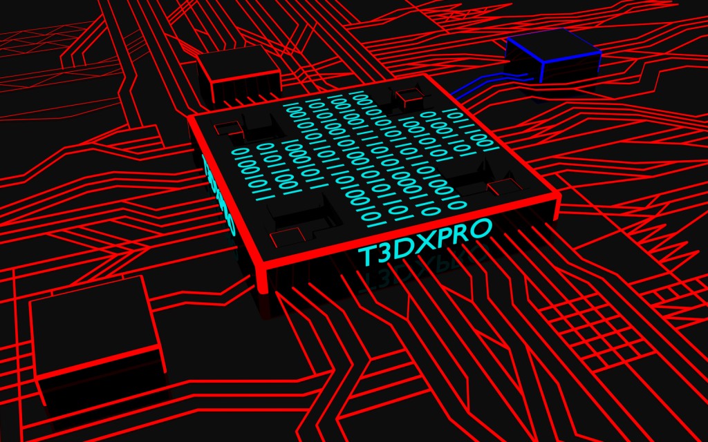 Computer chip Abstract scene preview image 1