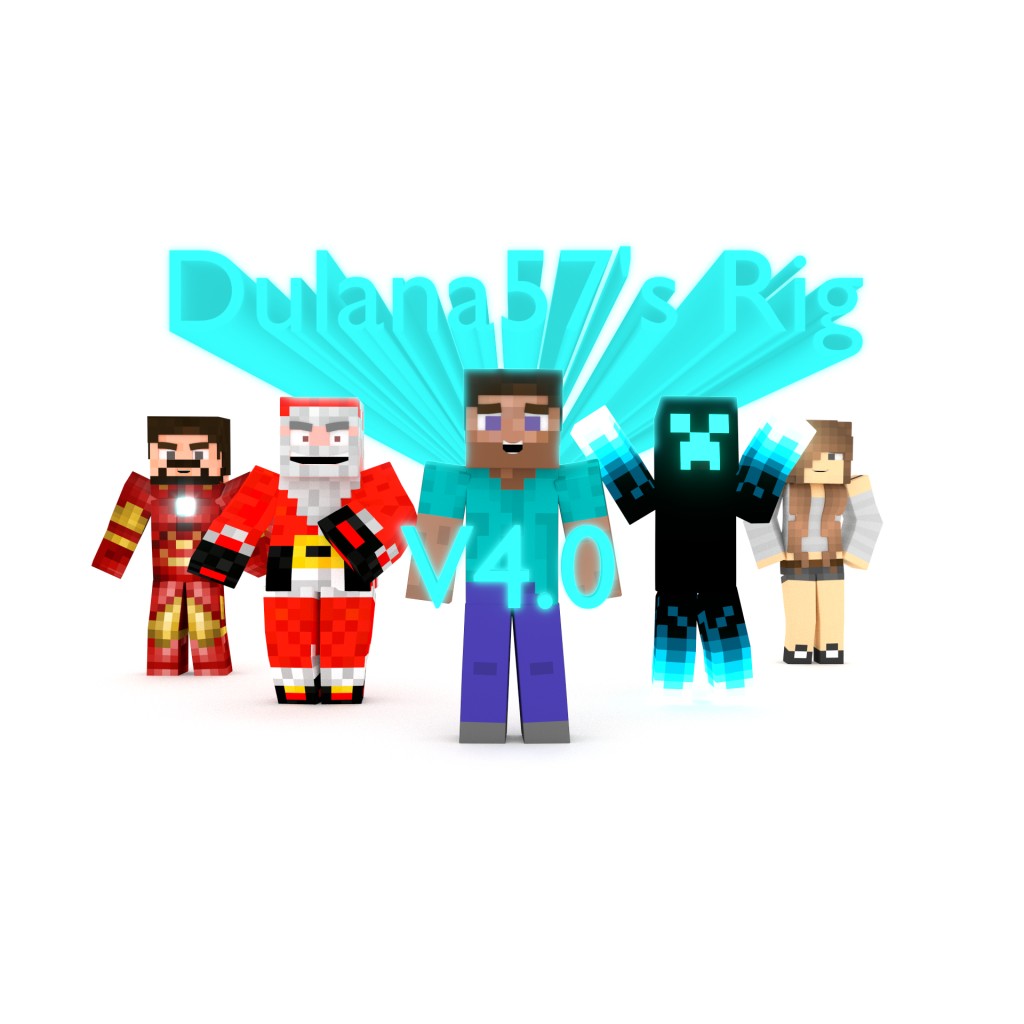 Minecraft Steve Rig V4.0 [Dulana57] preview image 1