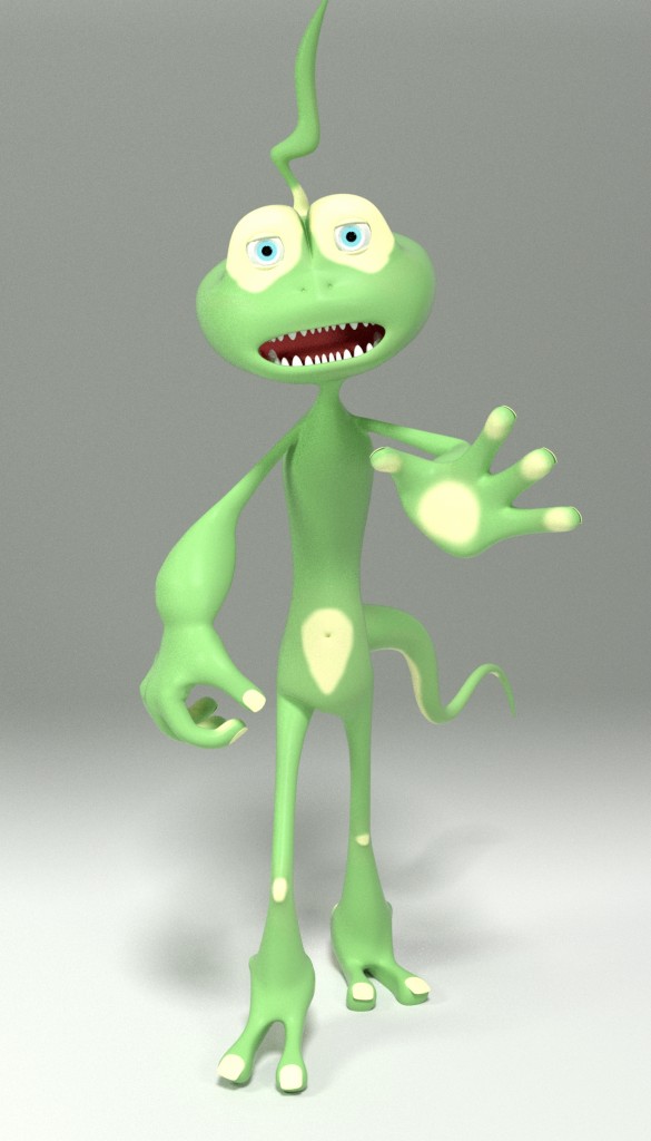  little green alien preview image 1