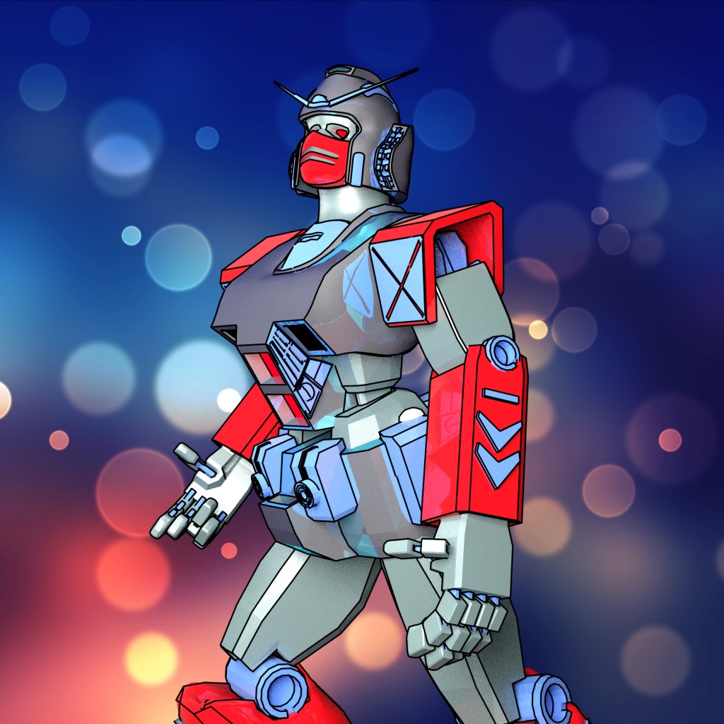 Gundam Style Robot preview image 2