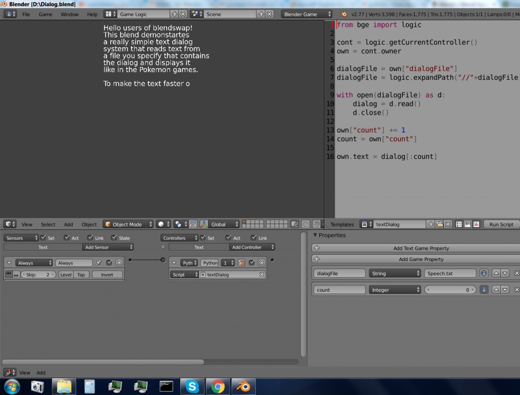 BGE Text Dialog preview image 1
