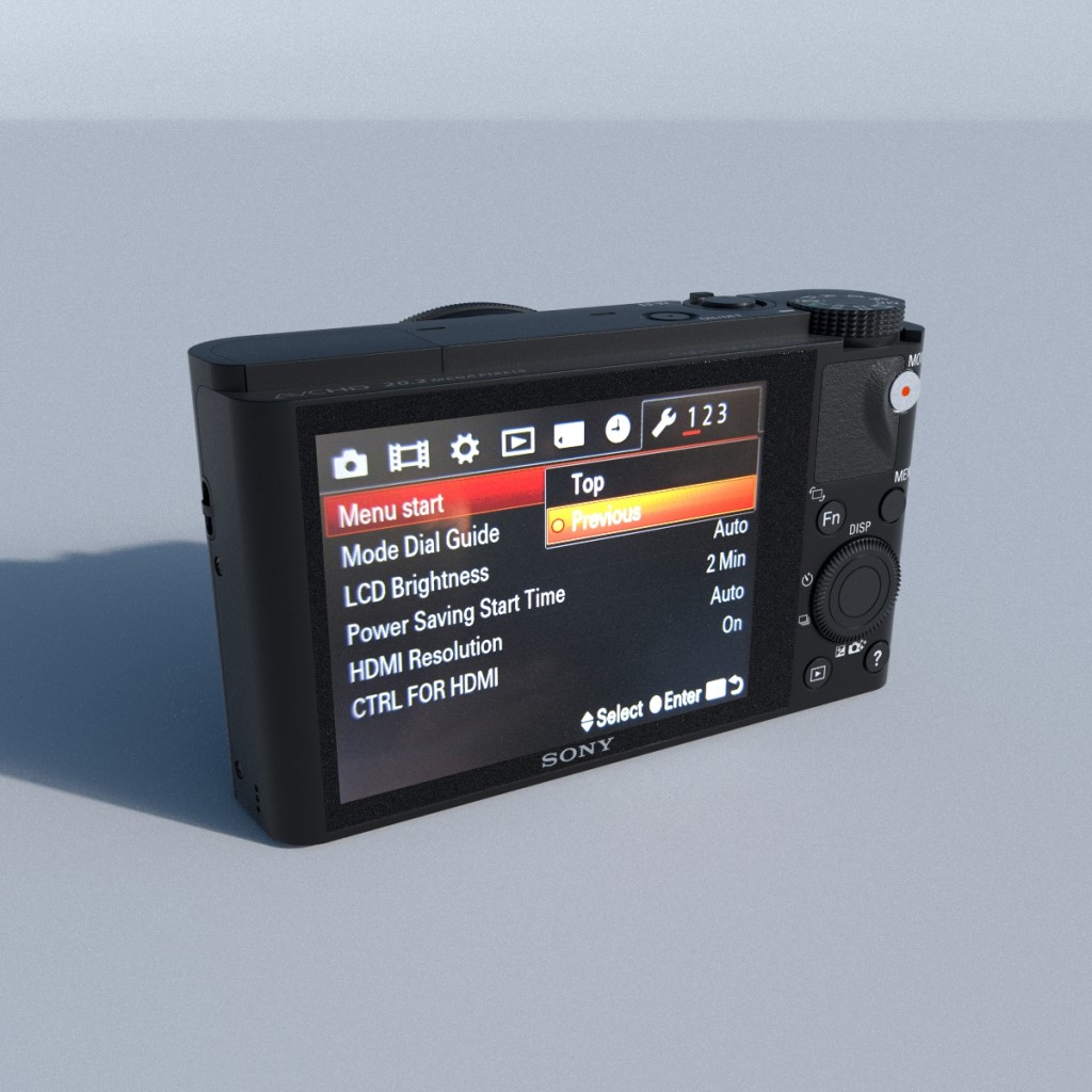 Sony DSC 100RX digital camera preview image 3