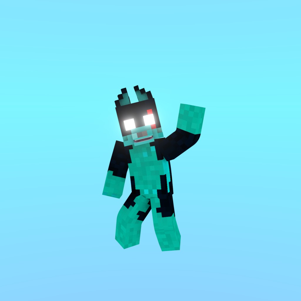 Wolf/Fox Minecraft Rig V1-V1 preview image 1