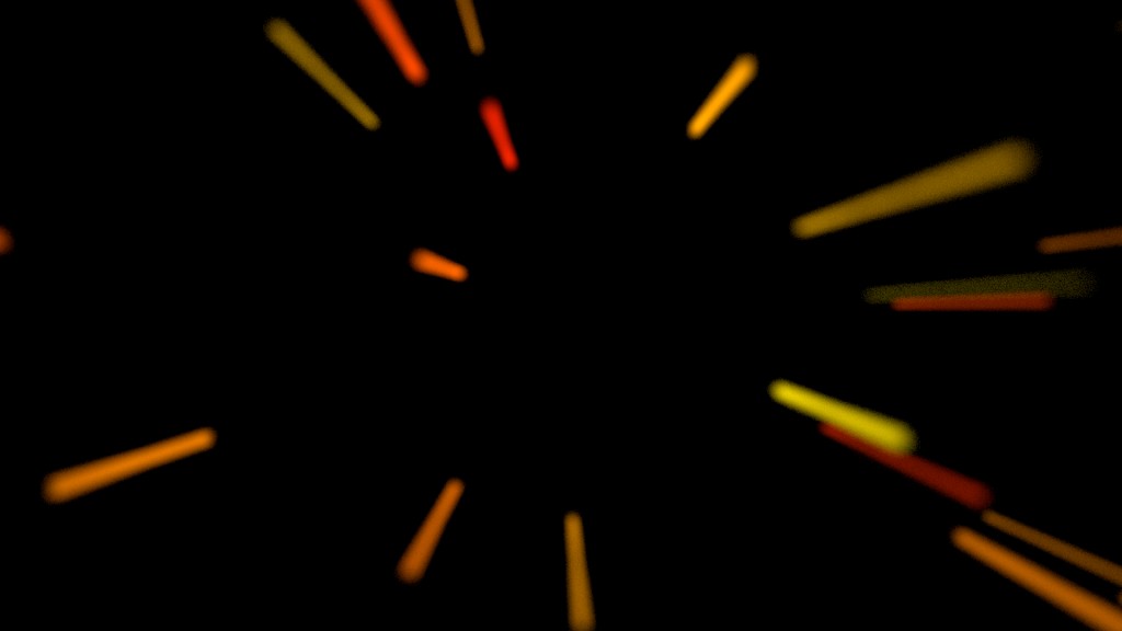 cycles particles intro temlate preview image 2