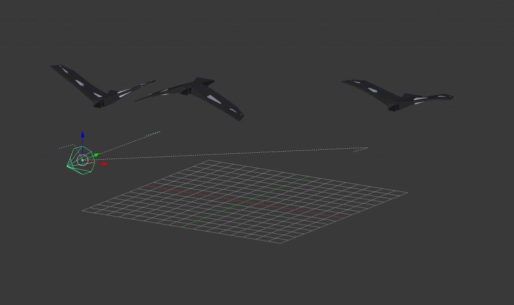 Flock of Birds- Fully rigged and animated preview image 1