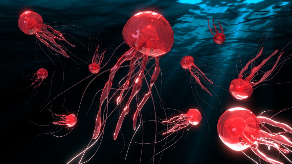 Pink Jellyfish Swarm preview image 1