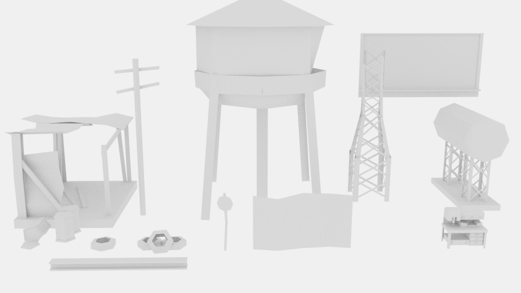 mobile fallout Asset pack 1 preview image 1