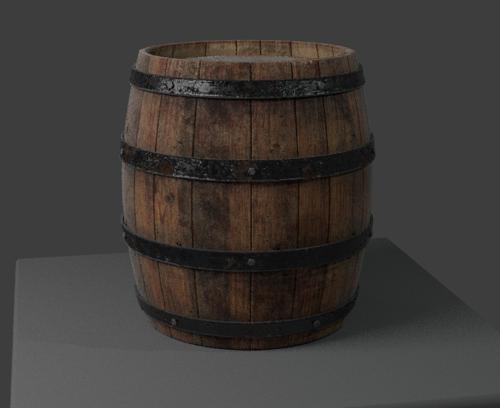 Wooden Barrel preview image