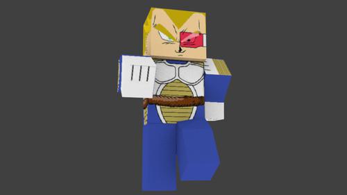 Vegeta minecraft preview image