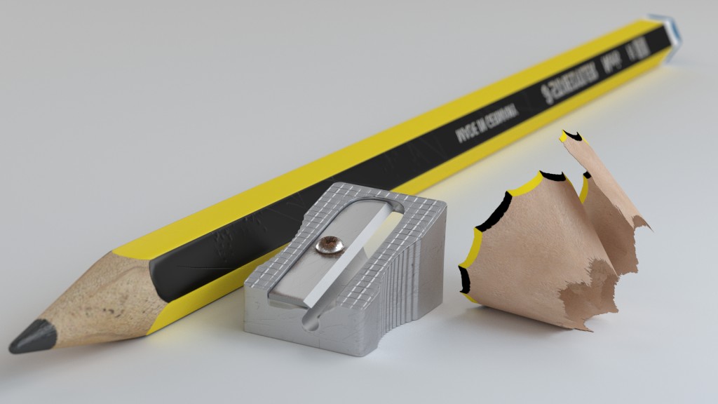  pencil, sharpener and shaving preview image 1