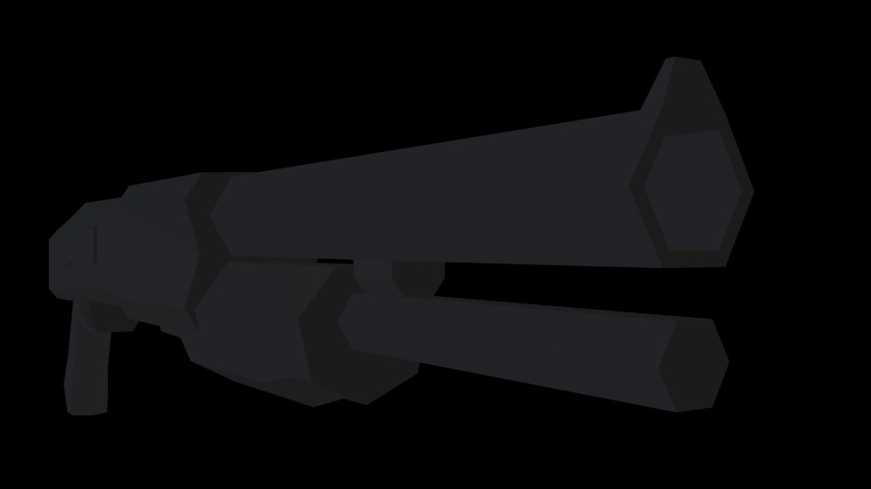 Low-Poly Shotgun preview image 1