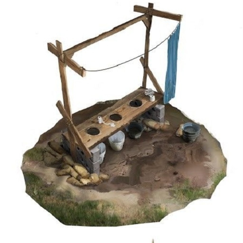 the bathroom apocalyptic survival rustic type preview image 4