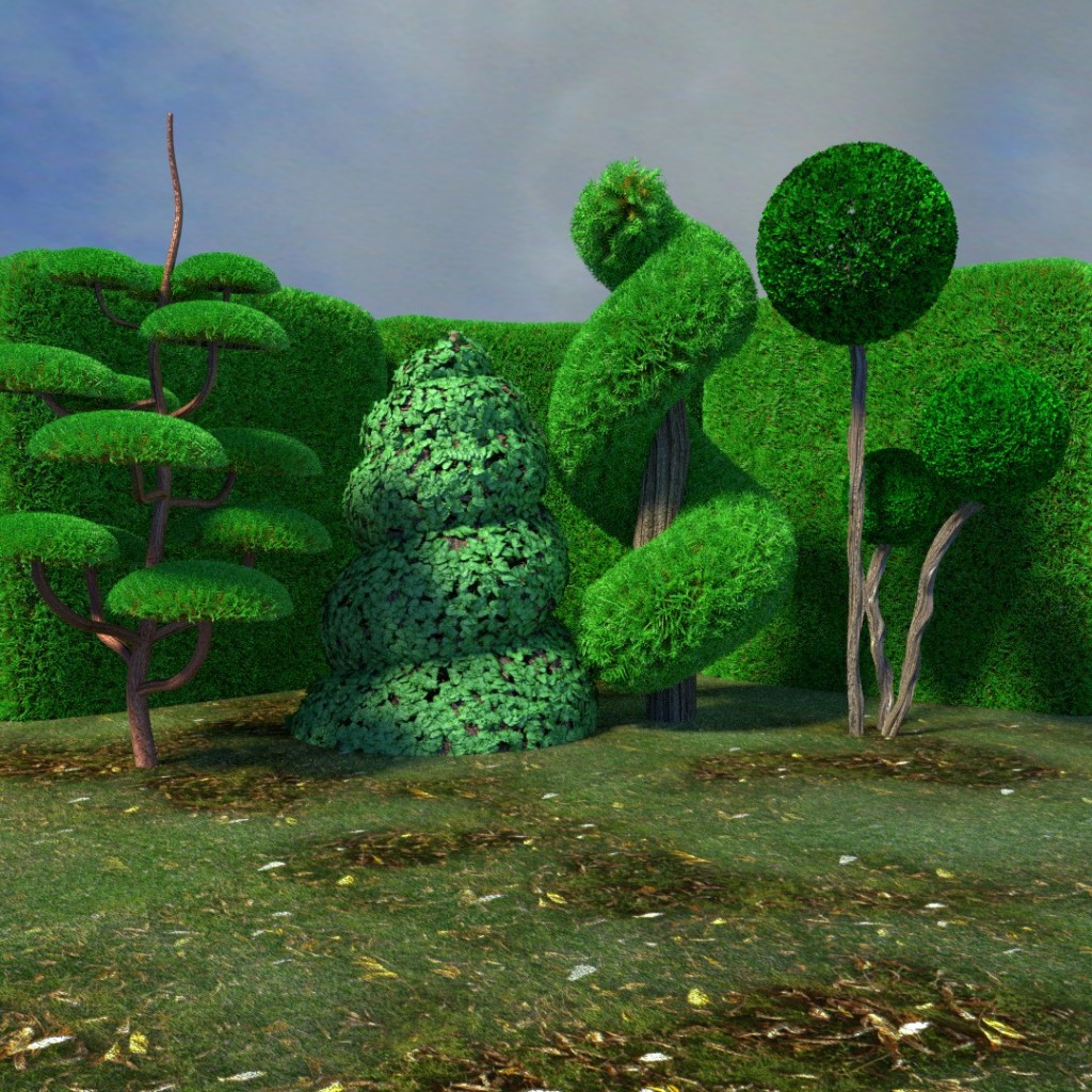 Library of plants Part 2 - bushes preview image 1