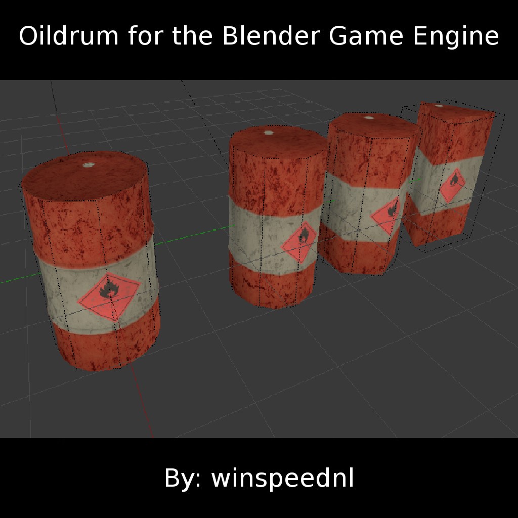 Game Ready Oildrum + lod preview image 1