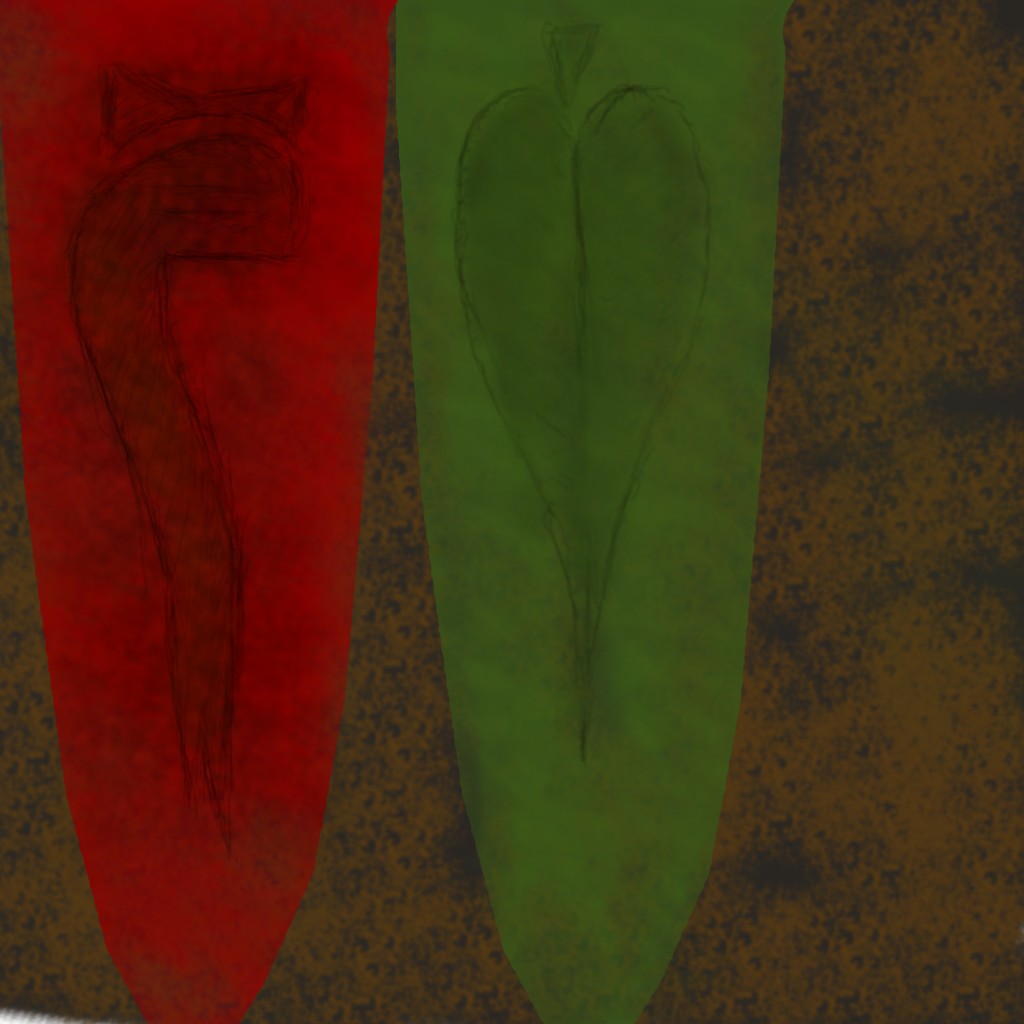 2 different really old religious flags preview image 1