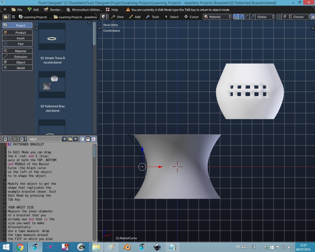 3D Printing Learning Projects - Jewellery Projects Bracelets preview image 1