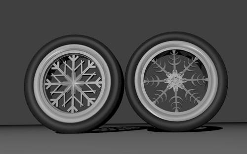 snowflake rims preview image