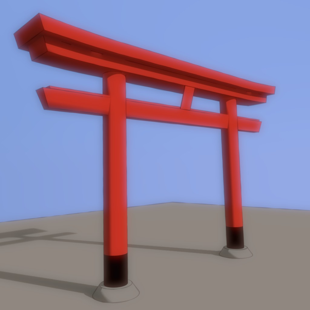 Touhou Hakurei Jinja Torii preview image 1