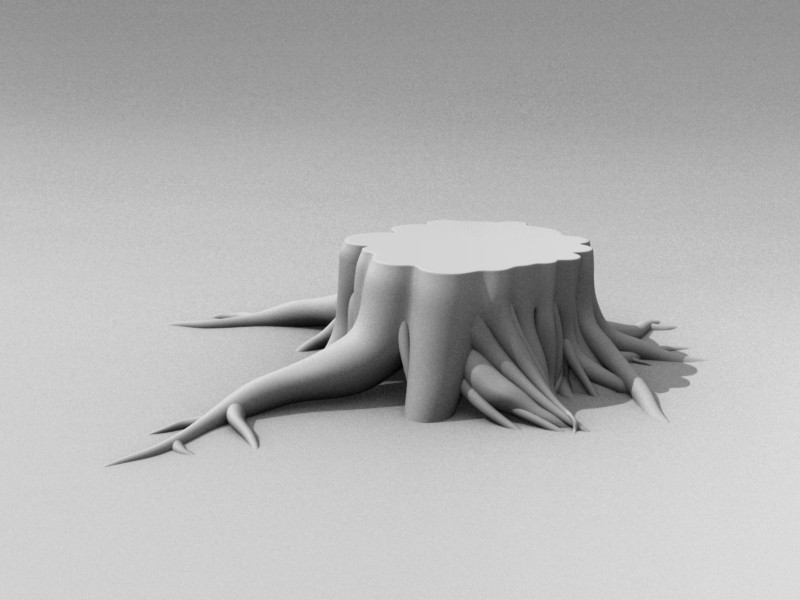 Chopped tree stump preview image 1