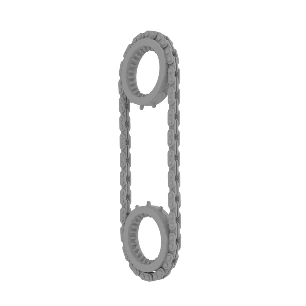 Chain and Two Gears preview image 1