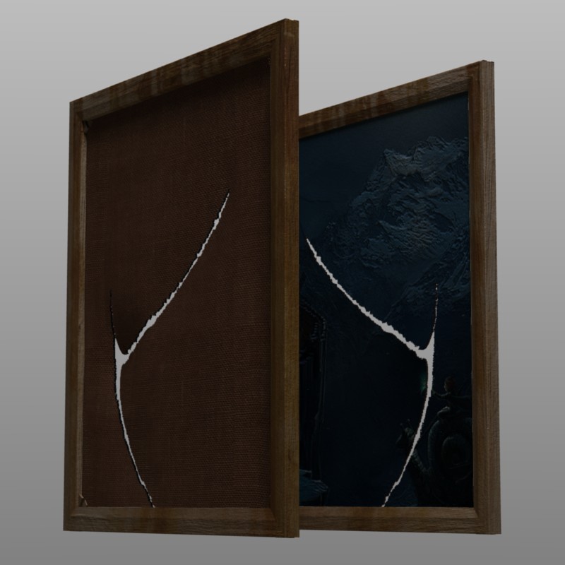 Ripped canvas2 preview image 1