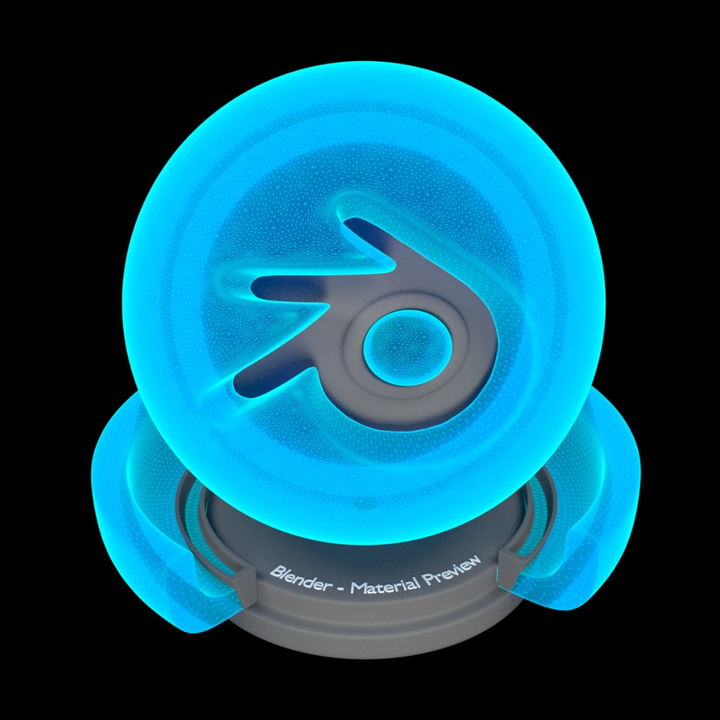 Turbulent Wireframe Hologram preview image 2