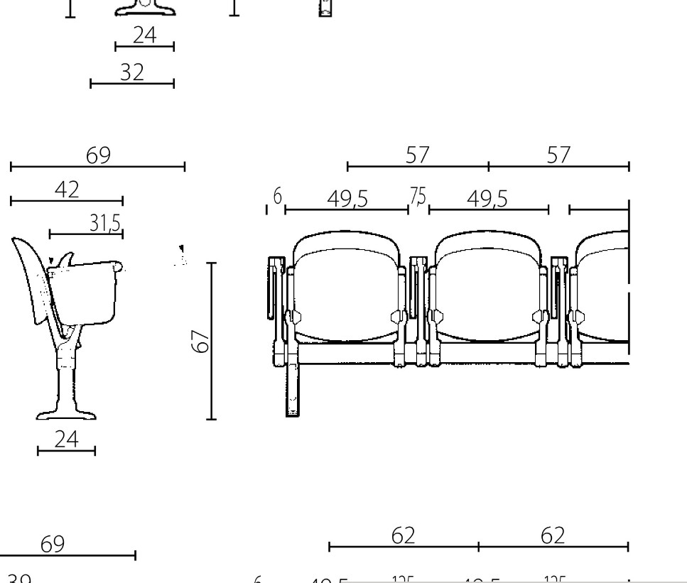 Institutional chair Castelli DSC Axis 4000 preview image 4