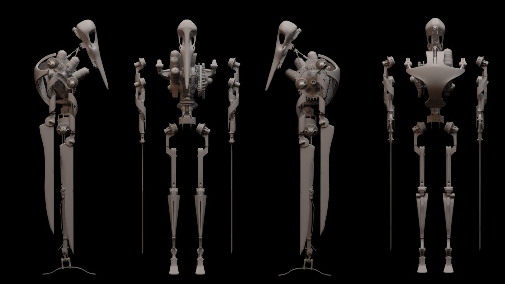 Dishonored 2 Clockwork Soldier [rigged] preview image 2