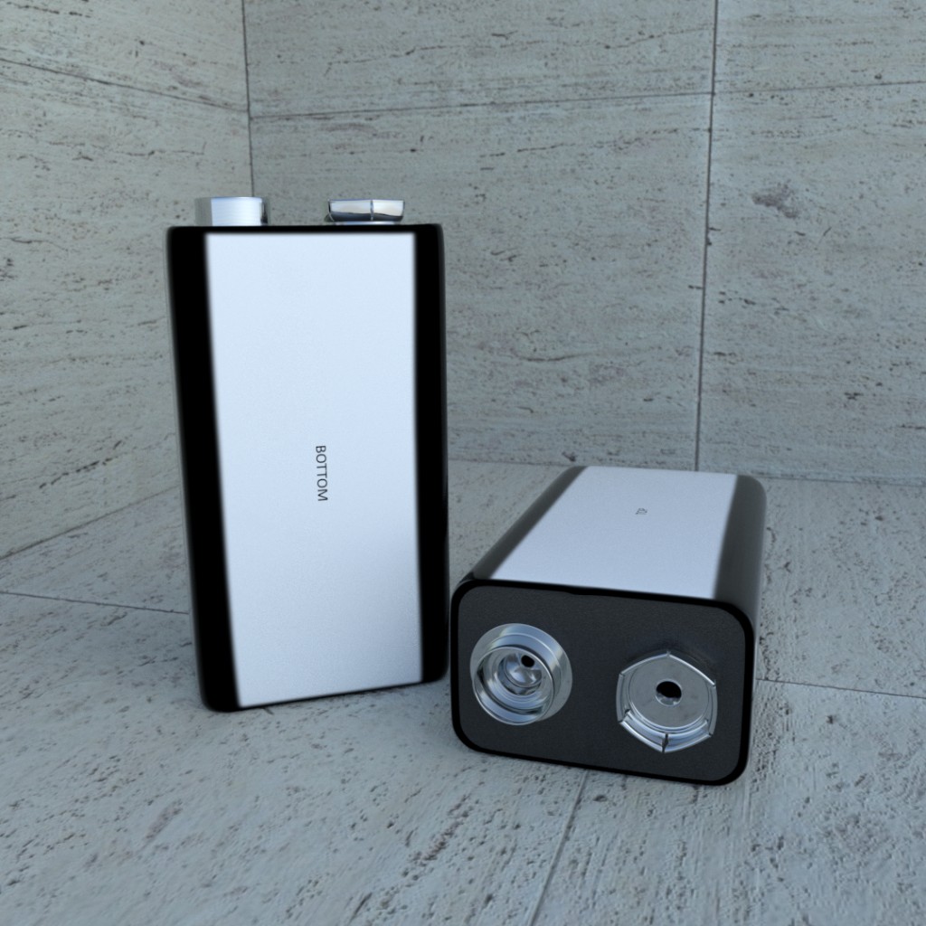 customizable 9V Battery preview image 3