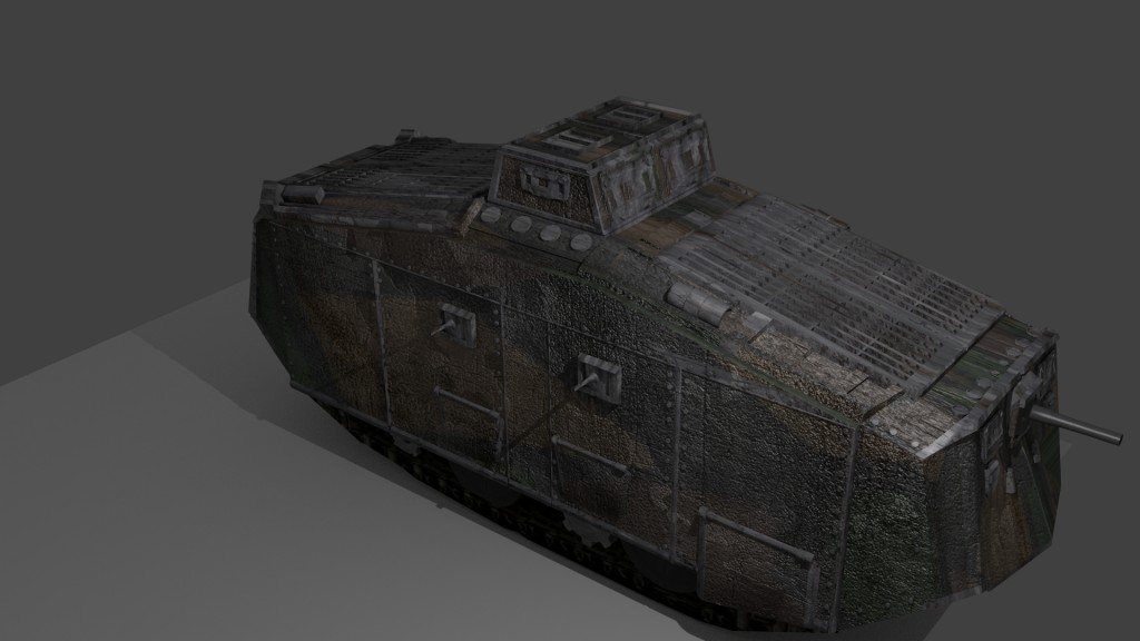 A7V Sturmpanzerkampfwagen [WW1 German Tank] preview image 2