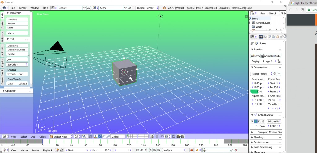 Light Blue Green Theme preview image 1
